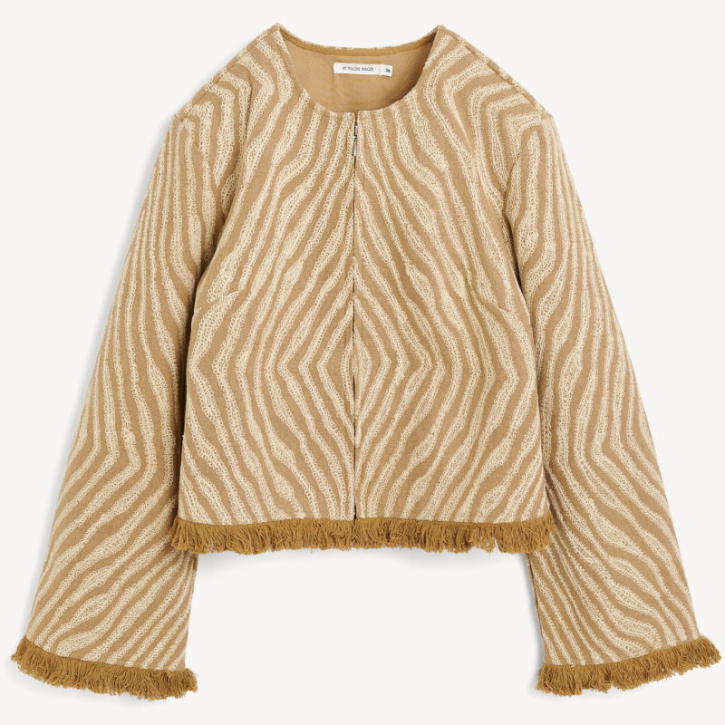 AKELLO JACKET IN ZEBRA PRINT