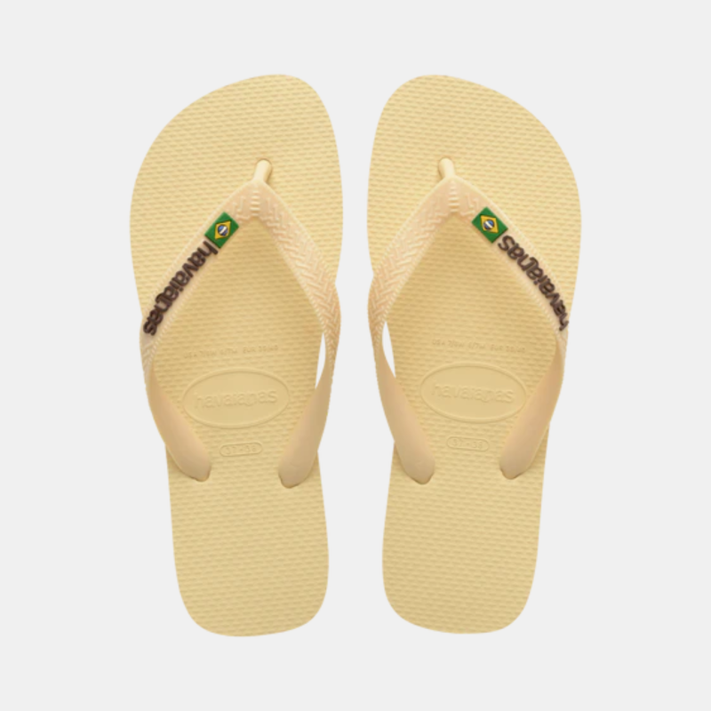 HAVAIANAS. BRASIL LOGO IN BUTTERCREAM