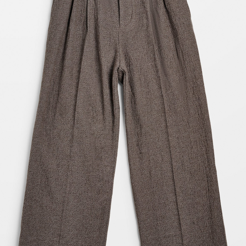 FIRE TROUSERS IN WAVY BEIGE TWILL