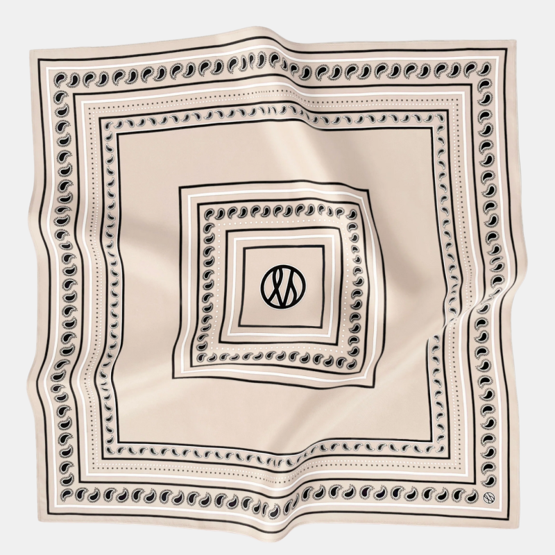 LE SCARF PAISLEY IN SAND
