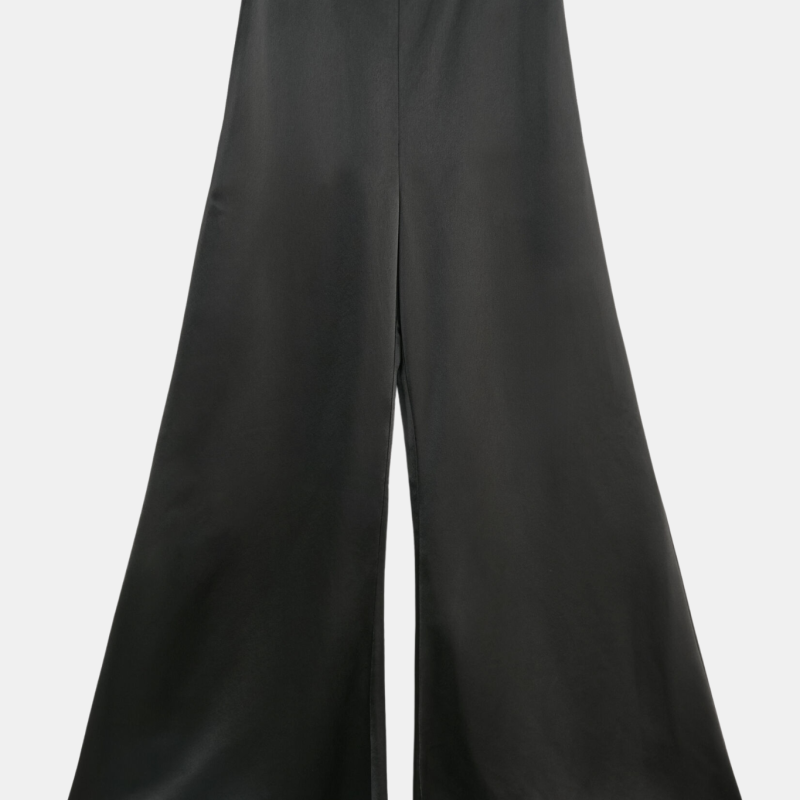 LUCEE FLARED TROUSERS IN BLACK