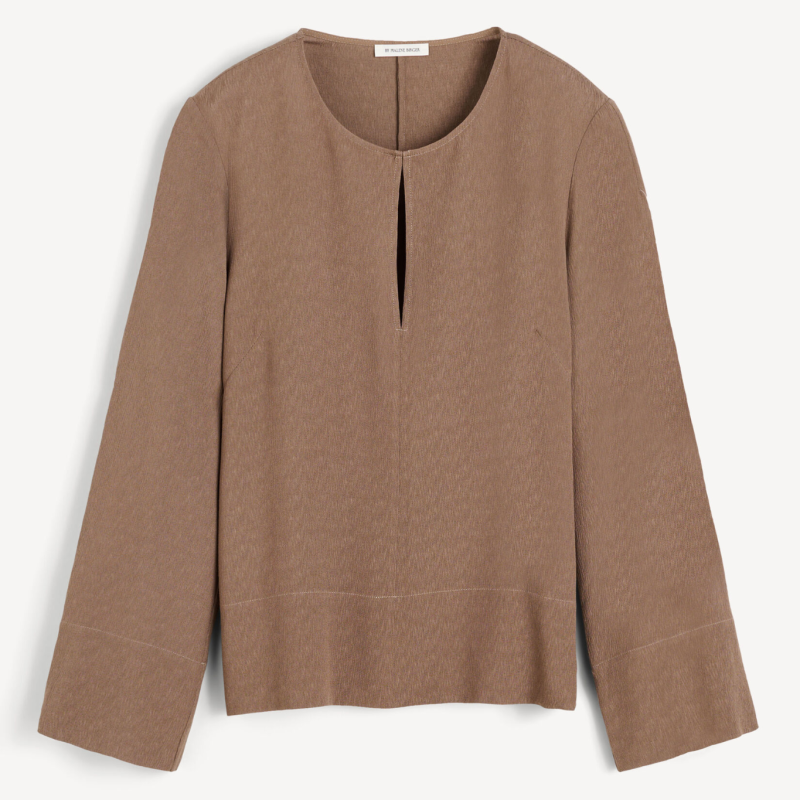 BY MALENE BIRGER MALUKKA BLOUSE CHOCOLATE CHIP