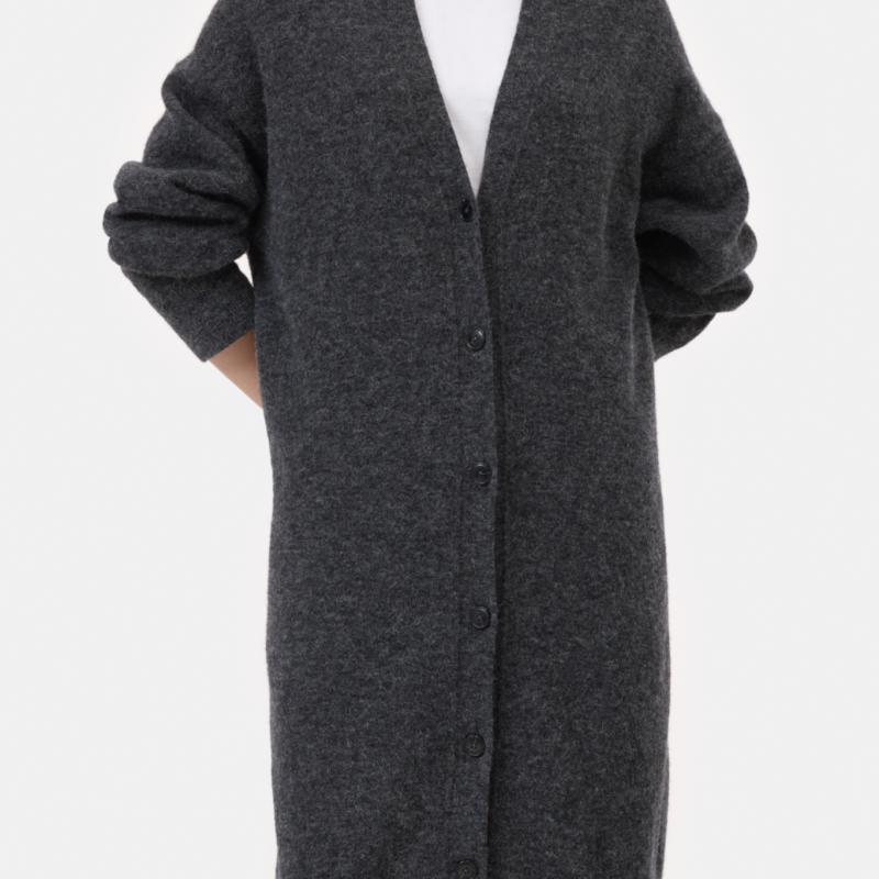 CLOSED LONG CARDIGAN IN DARK GREY
