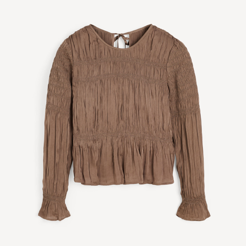 BY MALENE BIRGER OVAS BLOUSE CHOCOLATE CHIP