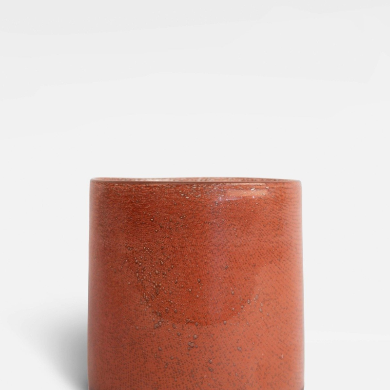 BYON CANDLE HOLDER CALORE M RUSTY RED