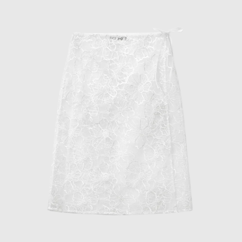 OPÉRA SPORT ALBA LONG SKIRT WHITE