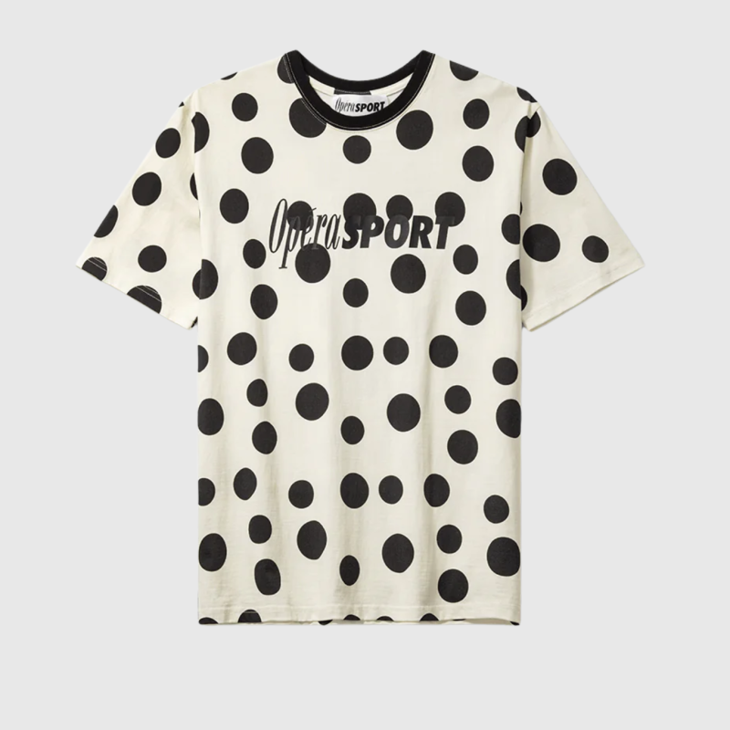 OPÉRA SPORT JINA UNISEX T-SHIRT BLACK DOTS