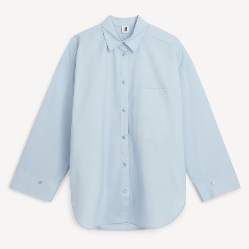 BY MALENE BIRGER DERRIS SHIRT PERIWINKLE BLUE