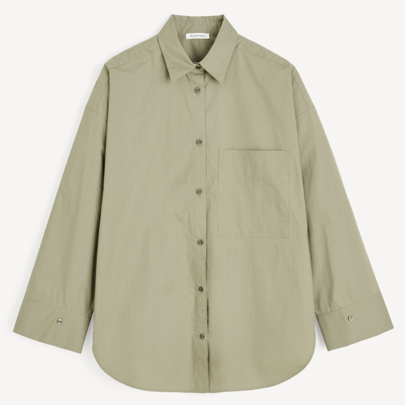 BY MALENE BIRGER DERRIS SHIRT DEEP LICHEN GREEN