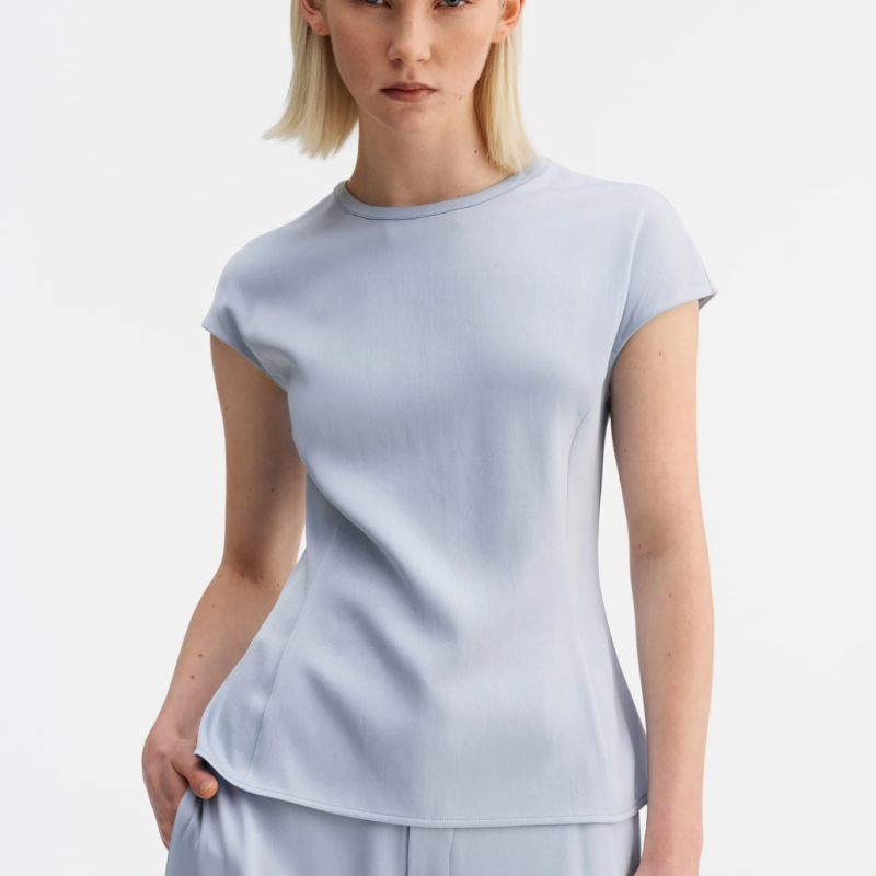 AHLVAR GALLERY DARA TOP DENIM BLUE