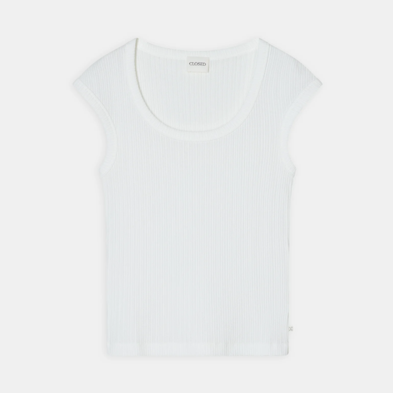 CLOSED FITTED T-SHIRT IVORY