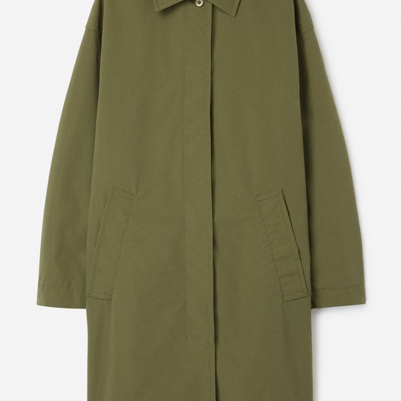 FILIPPA K CASSIE CAR COAT LAUREL GREEN