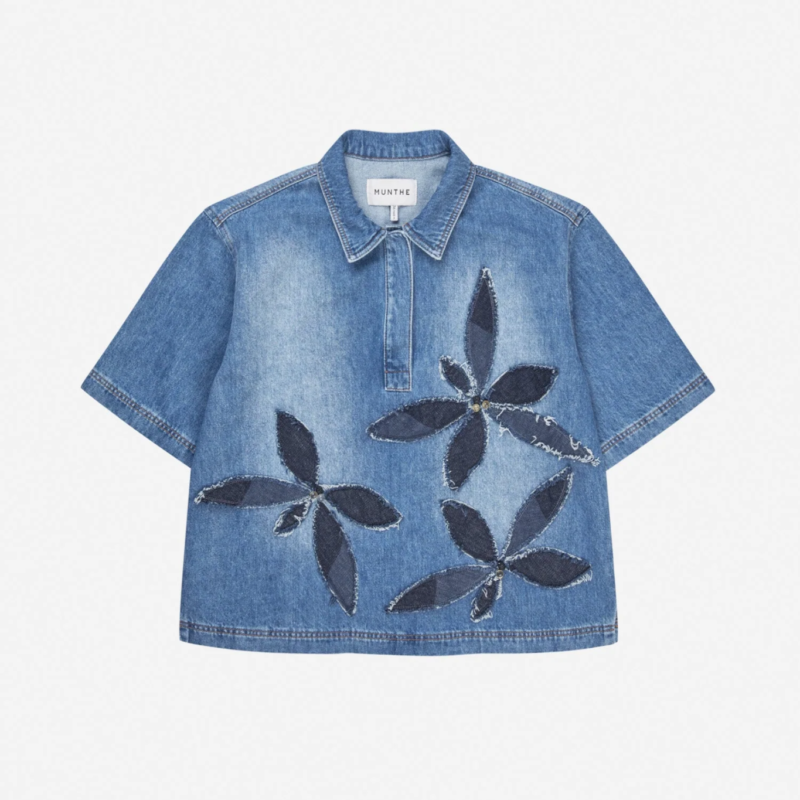 MUNTHE BERTRYM TOP BLUE