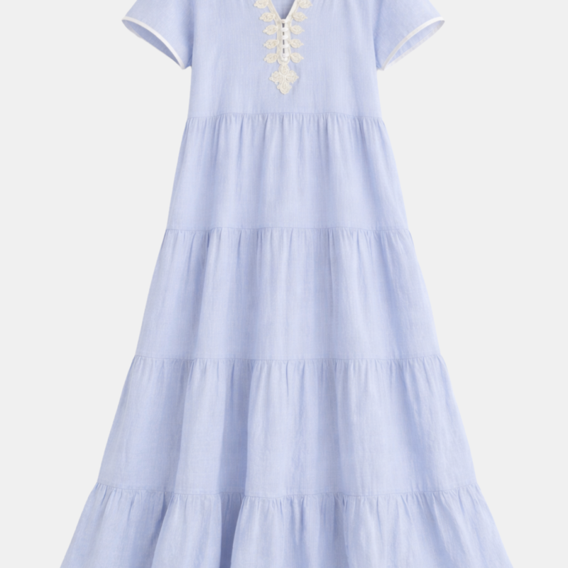 ROSE AND ROSE CAMELIA STRIPE DRESS