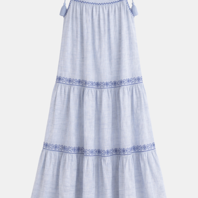 ROSE AND ROSE MAPLE DRESS BLUE