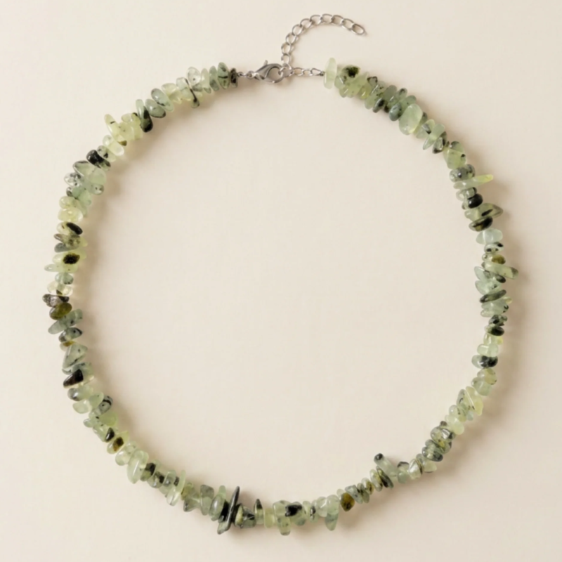 adelæ MAJA GREEN CORAL NECKLACE