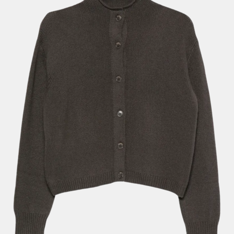 LISA YANG ZIRELLE CARDIGAN DARK OAK