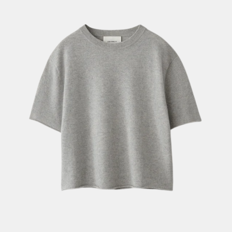 LISA YANG CILA T-SHIRT DOVE GREY