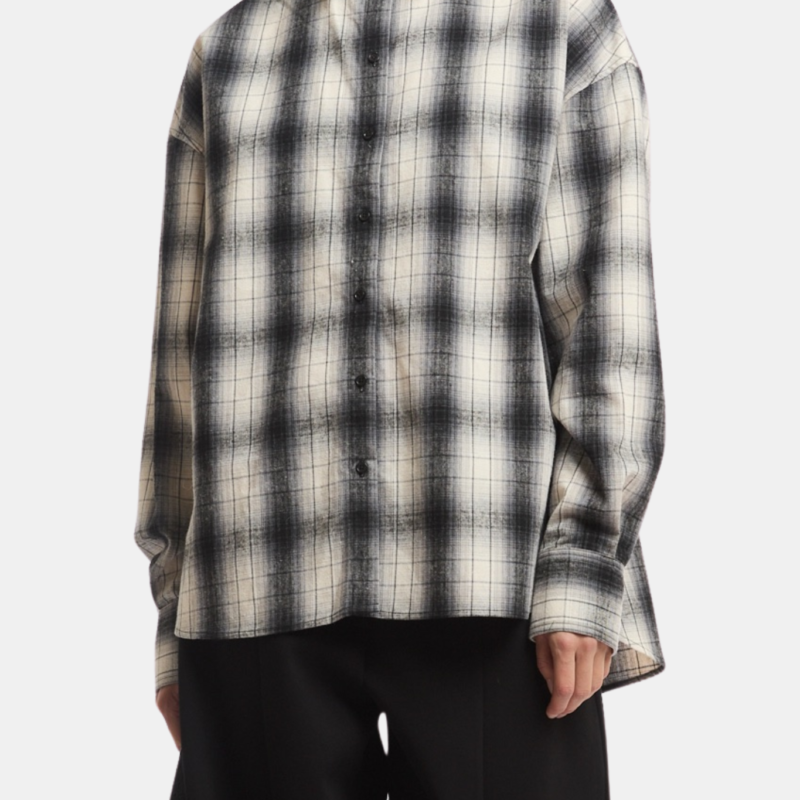 ONE AND OTHER HELGA SHIRT BLACK CHECK