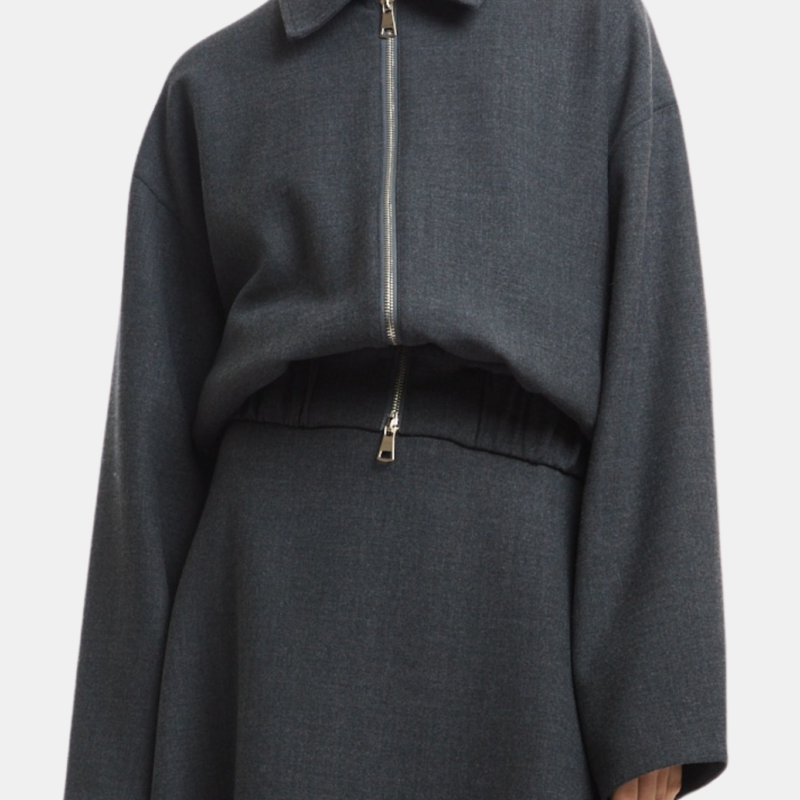 ONE AND OTHER MOOK JACKET GREY MELANGE
