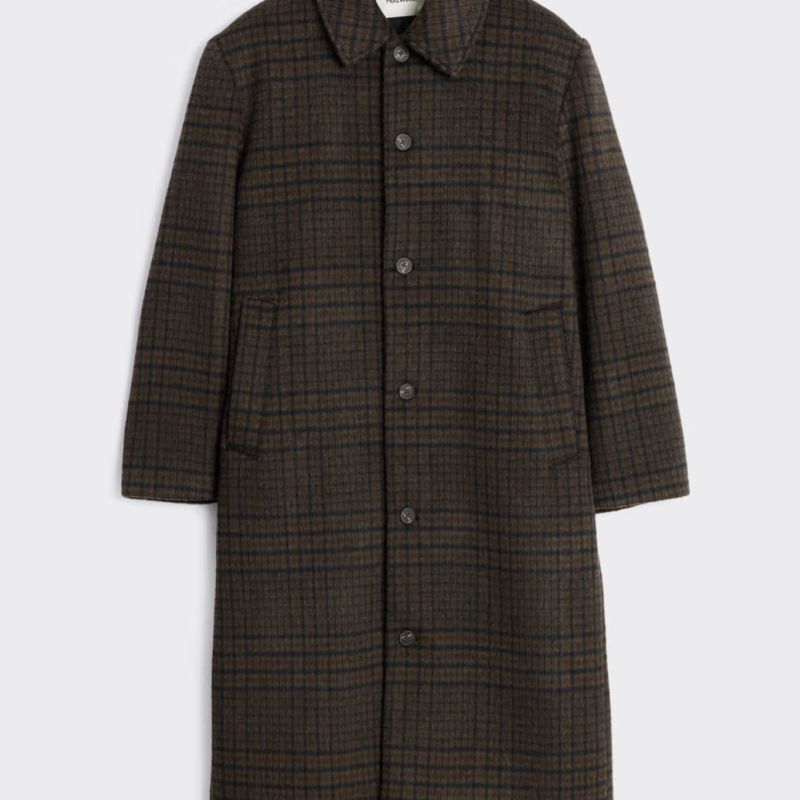 HOLZWEILER APERITIF COAT NAVY CHECK
