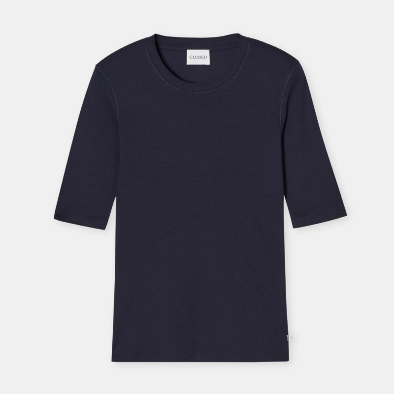 CLOSED CREWNECK SHORTSLEEVE NAVY