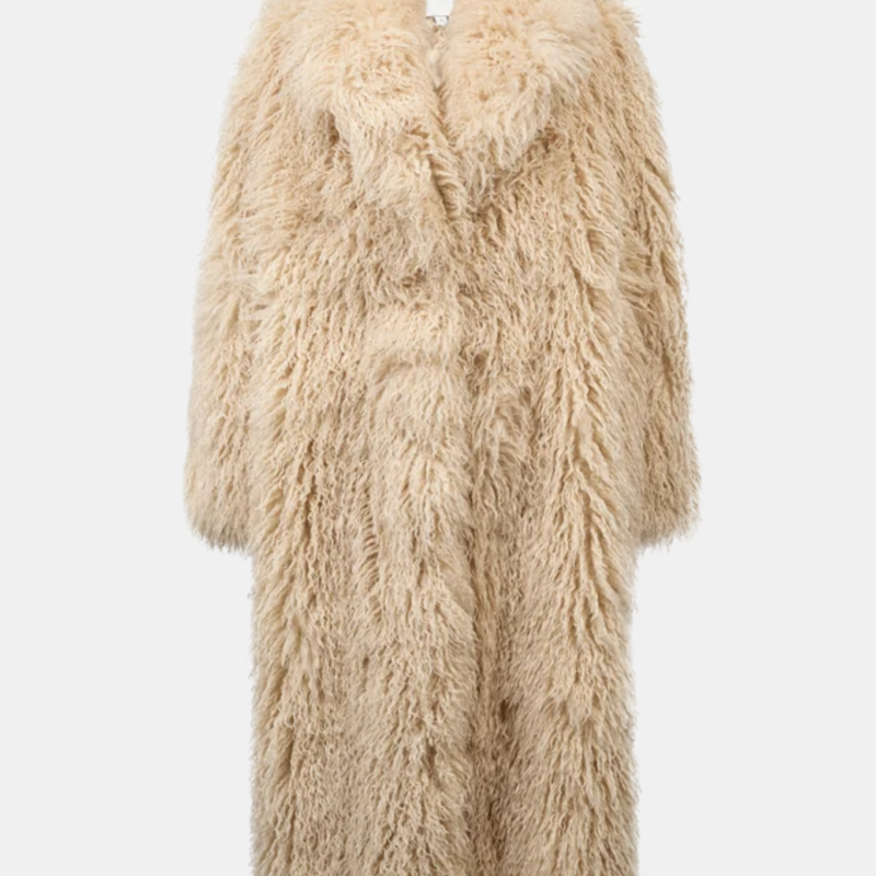 COPENHAGEN MUSE FURLY COAT JET STREAM MEL