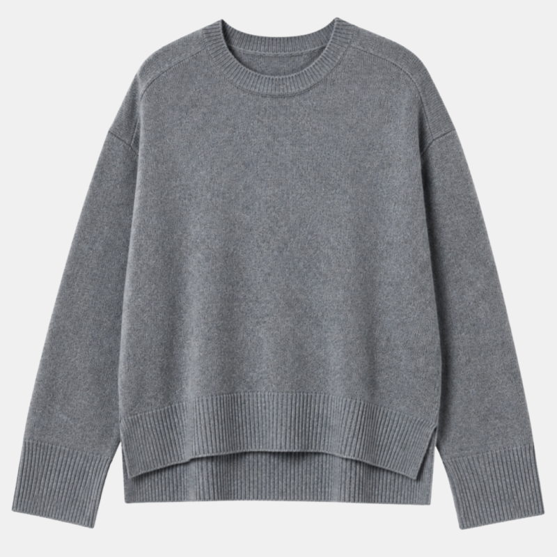 NOTSHY XENIA SWEATER GRIS CHINE FONCE
