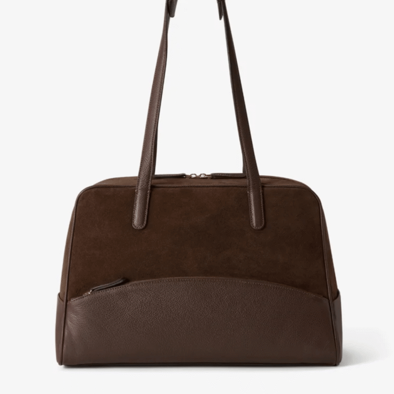 BY BANOO 12 HOUR DUFFEL BAG MOCHA/GOLD