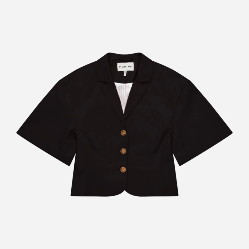 MUNTHE CORALIE TOP BLACK