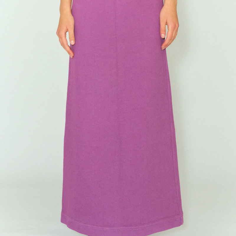 TRW-KERSEE MAXI SKIRT IN HEATHER PURPLE