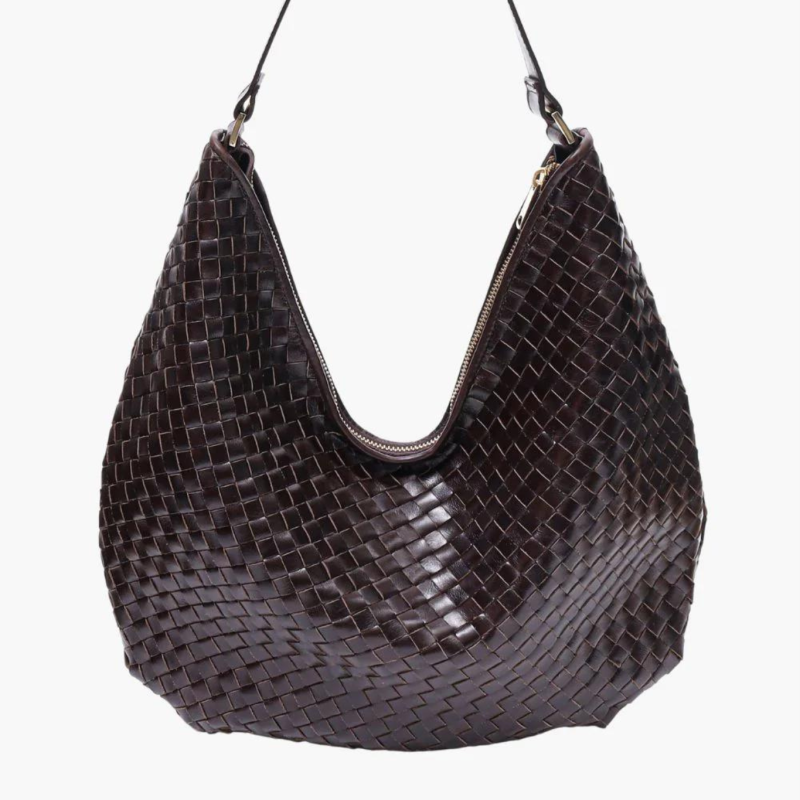 SALERNO SHOULDER BAG MINDY IN DARK BROWN