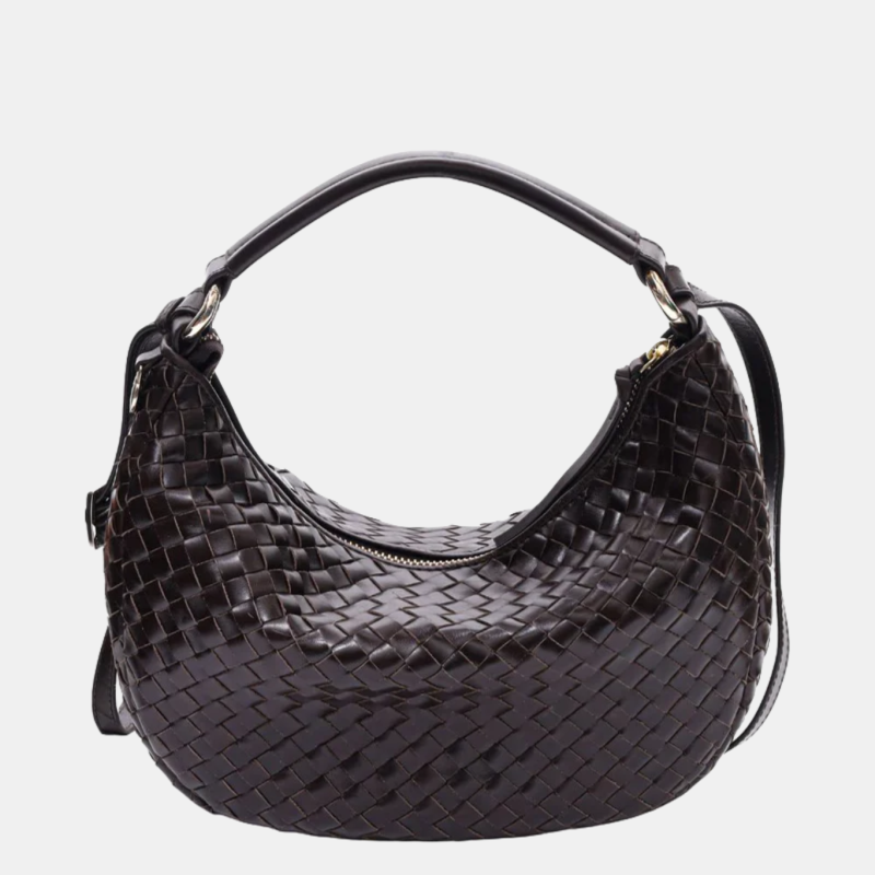 SALERNO SHOULDER BAG MARLIN IN DARK BROWN