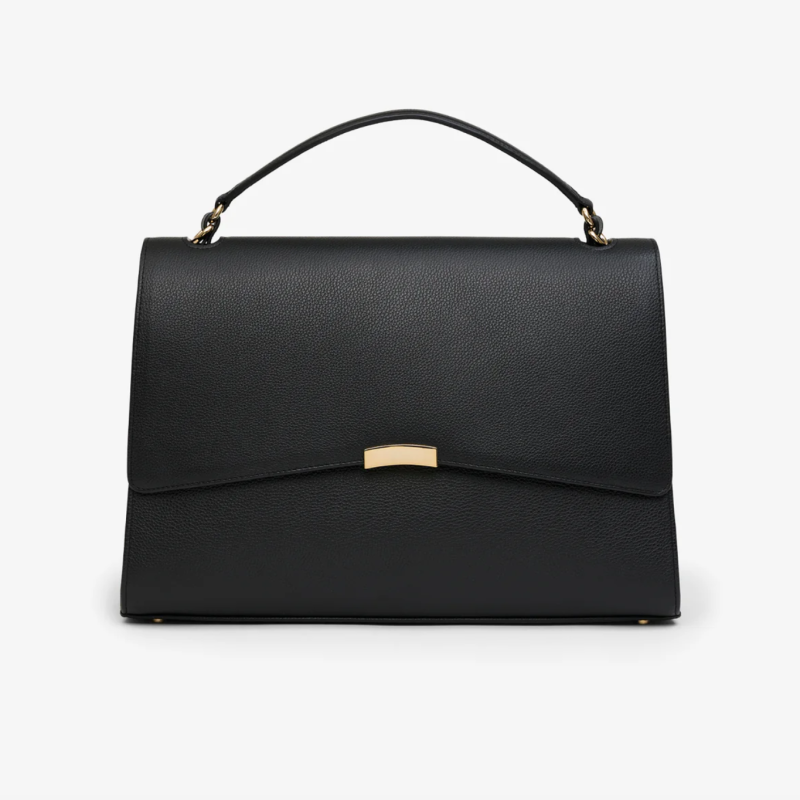 SIGNATURE BRIEFCASE IN BLACK/GOLD