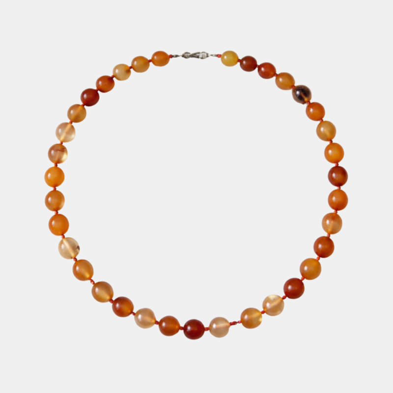 adelæ ALMA ORANGE BEAD NECKLACE
