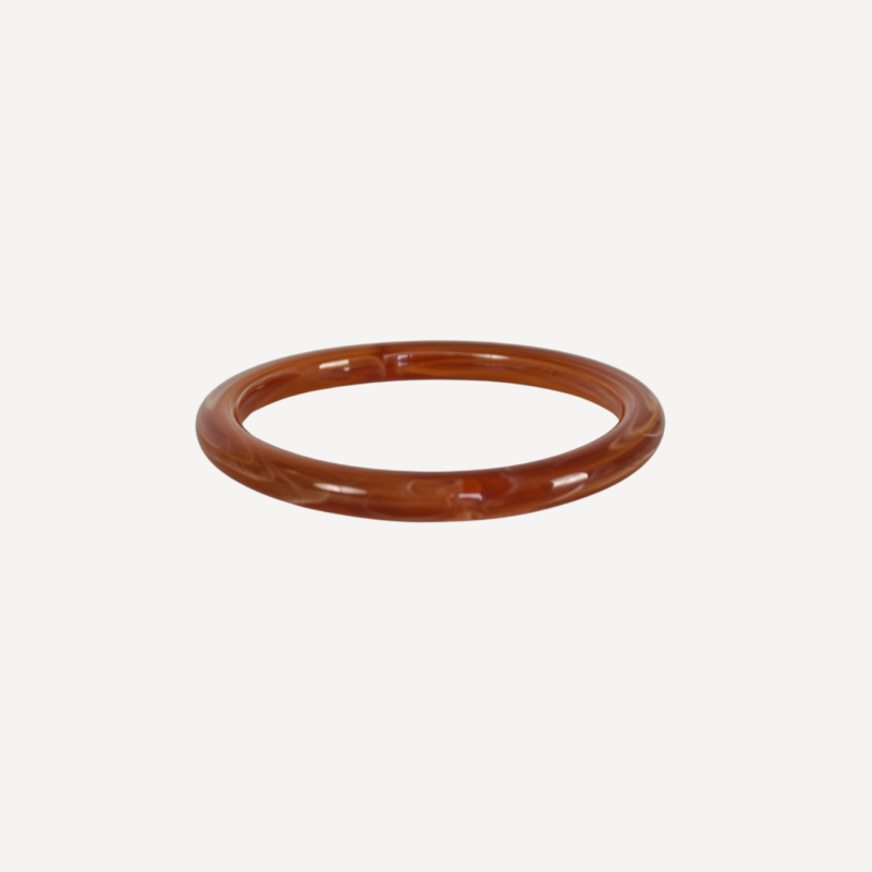 adelæ RUT SMAL DARK AMBER BANGLE