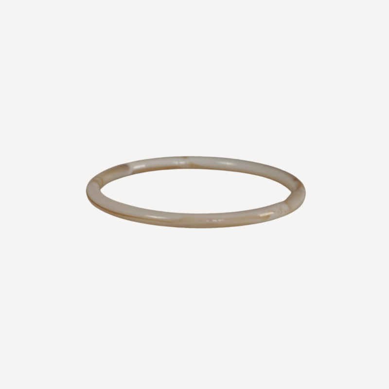 adelæ LIV THIN IVORY BANGLE