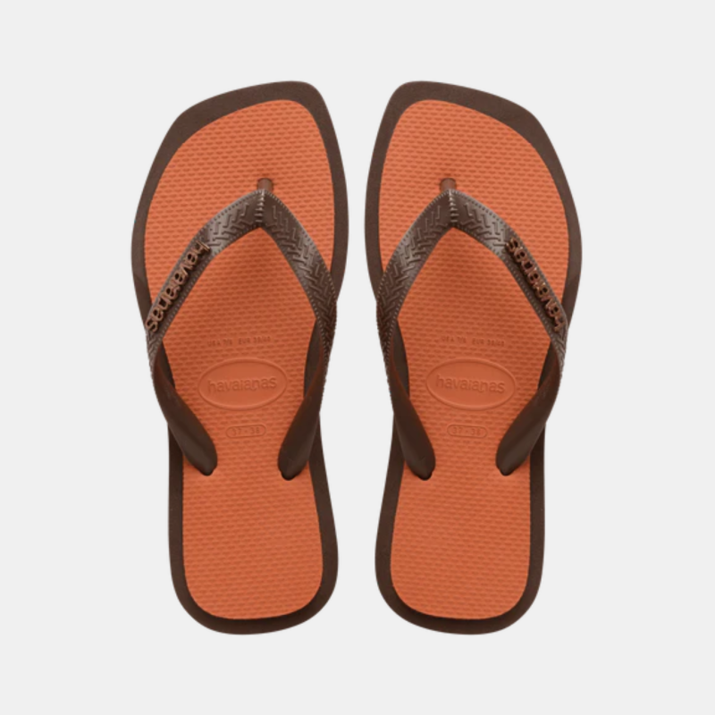 HAVAIANAS. TOP SQUARE FUSION IN DARK BROWN