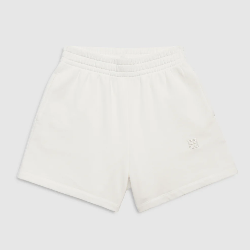 KAM SHORT FRAMED MONOGRAM IN OFF WHITE