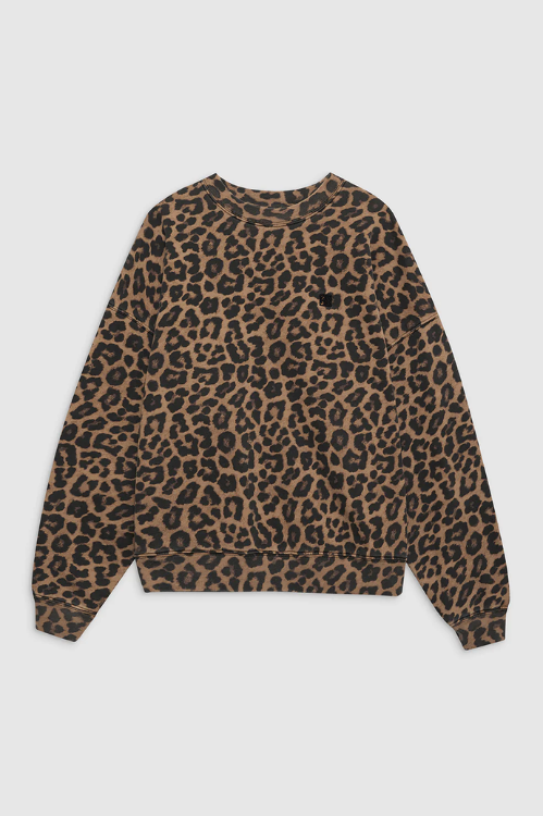 MILES SWEATSHIRT IN LEOPARD