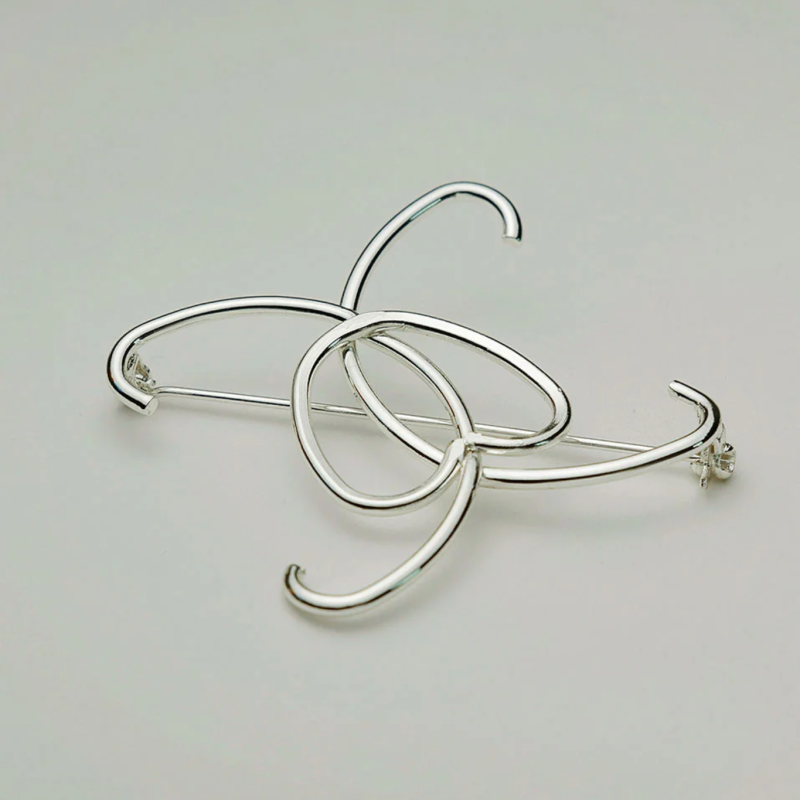 BOW19 DETAILS BROSCHE SILVER
