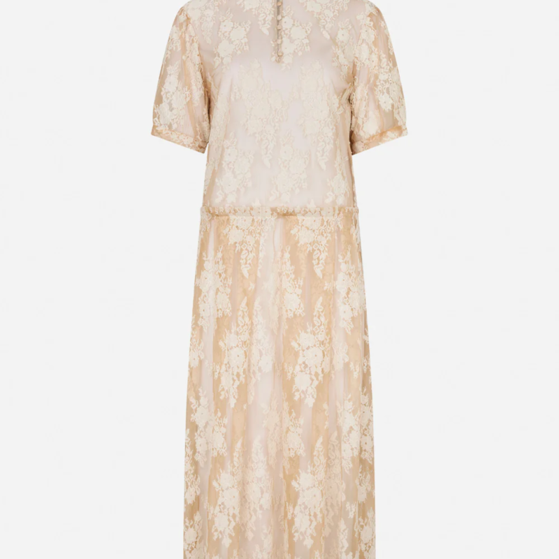 BAUM UND PFERDGARTEN ALEXIA DRESS FRAPPE BEIGE