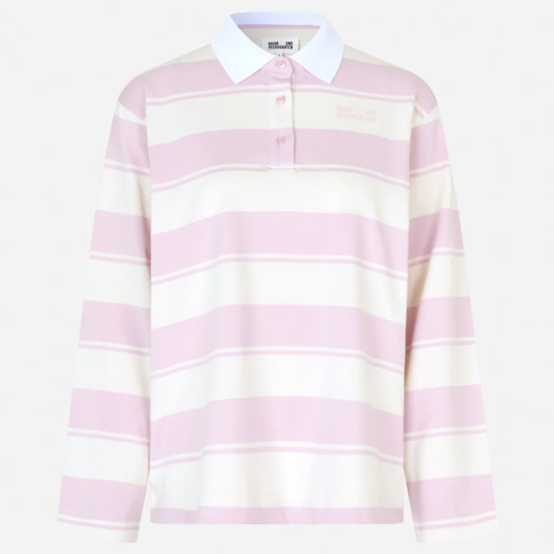 BAUM UND PFERDGARTEN JEANNE LILAC POLO STRIPES