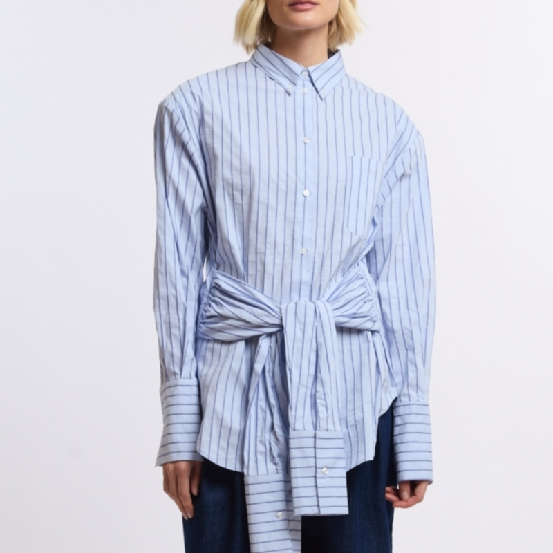 ONE AND OTHER TIE SHIRT PALE BLUE