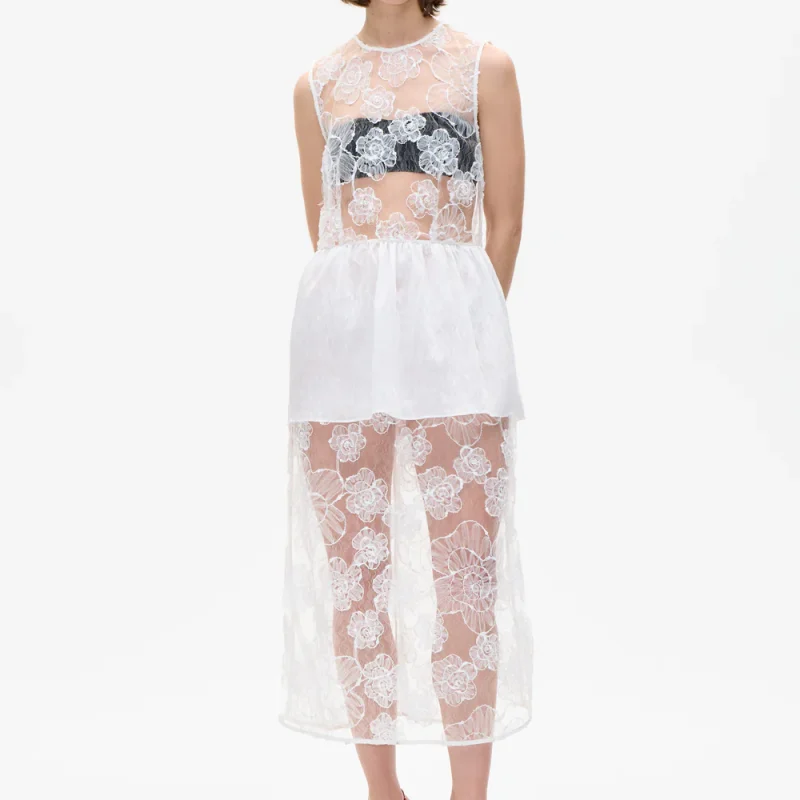 ANTONIE DRESS IN BLANC DE BLANC