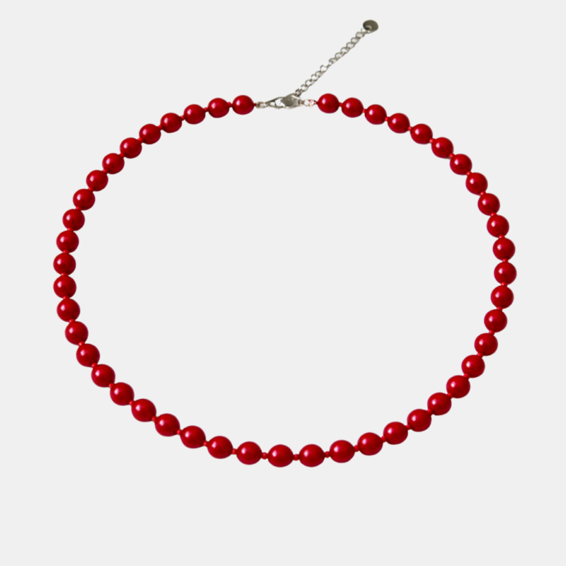 adelæ LOUISE RED BEAD NECKLACE