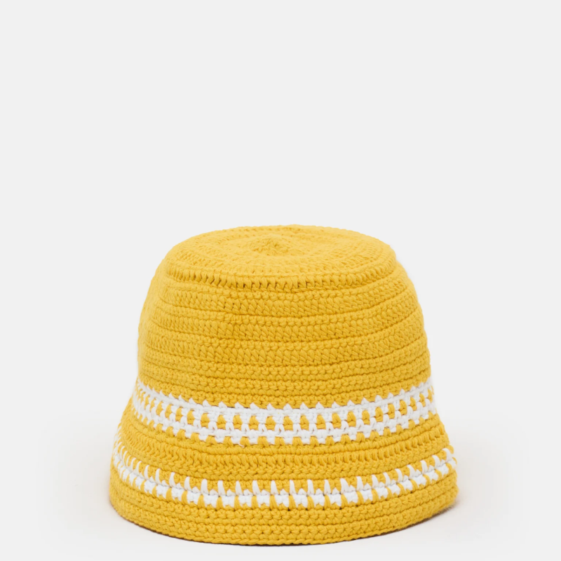 BUCKET HAT IN MANGO YELLOW