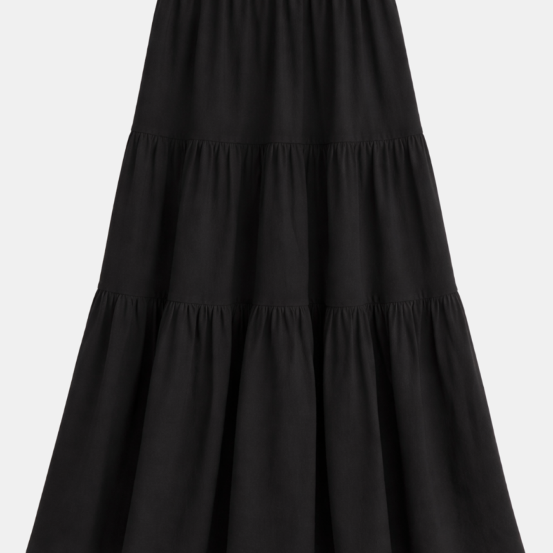 NOTSHY MANALA COTTON SKIRT NOIR
