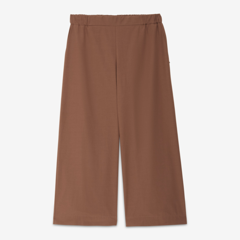 OTTOD'AME TROUSERS CHOCOLATE
