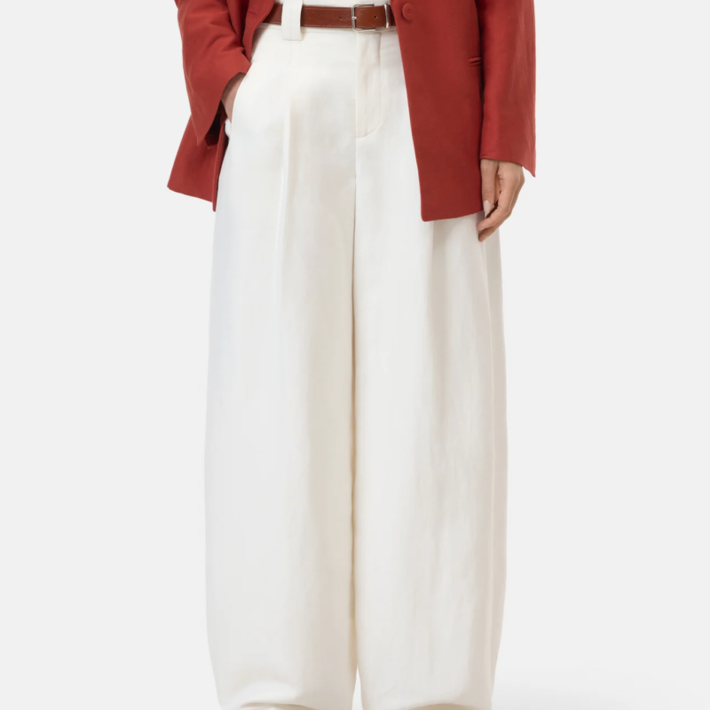 CLOSED WENDLYN WIDE LEG PANTS IVORY